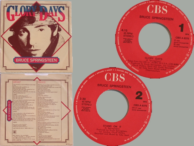 Bruce Springsteen - GLORY DAYS / STAND ON IT